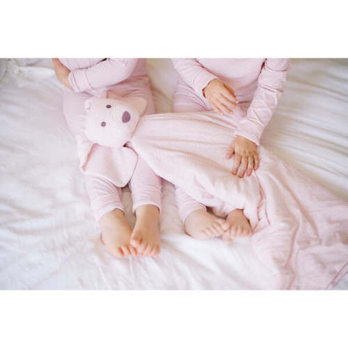 Mini Stripe Dog Lovey, Pink - The Uptown Baby | Maisonette
