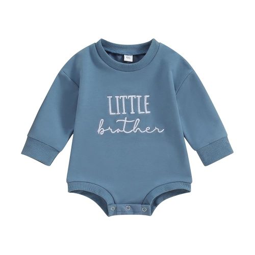 Big Brother Little Brother Matching Outfits Toddler Baby Boy Crewneck Sweatshirt Pullover Shirt Fall Clothes