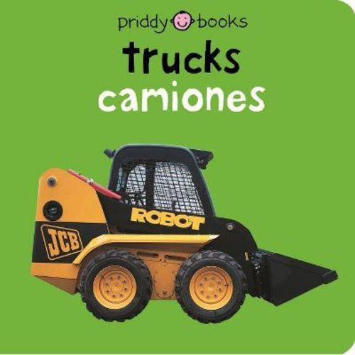 Bilingual Bright Baby Trucks / Camiones - by Roger Priddy (Board Book)