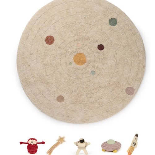 Washable Play Rug Solar System