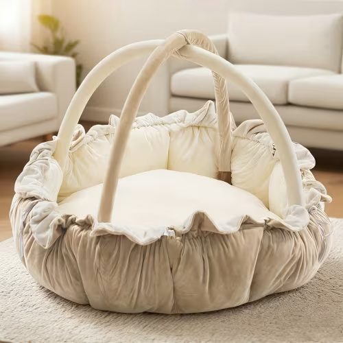 thick & plush baby gym, baby mats for floor, tummy time mat, cat bed, dog bed, convertible stage-based developmental from baby to toddler, ball pit, pet cushion cloudico | Today's Deals | Temu
