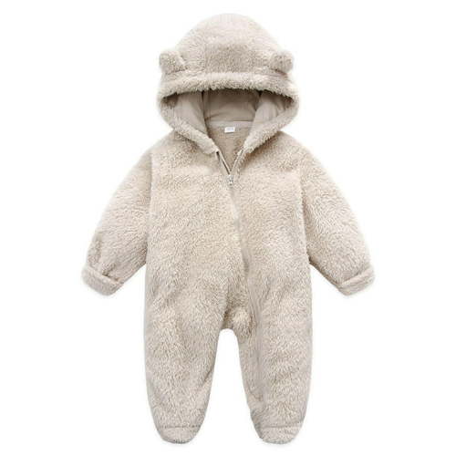 Odeerbi Baby Girls Boys Clothes Baby Rompers Newborn Fleece Footie Snowsuit Winter Bunting Onesie Cartoon Warm Hooded Romper Jumpsuit Outfits