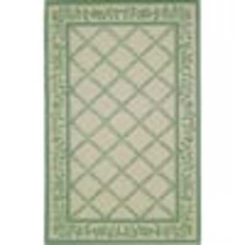SAFAVIEH Chelsea Ivory/Light Green 8 ft. x 10 ft. Border Area Rug HK230B-8