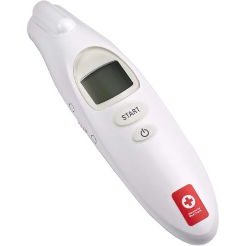 The First Years American Red Cross Digital Infrared Forehead No-Touch Thermometer for Adults and Kids