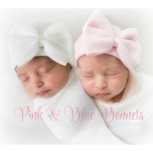Baby girl hat with bow, baby girl hospital hat, newborn hospital hat with bow, baby girl hat, newborn girl hat, baby girl beanie