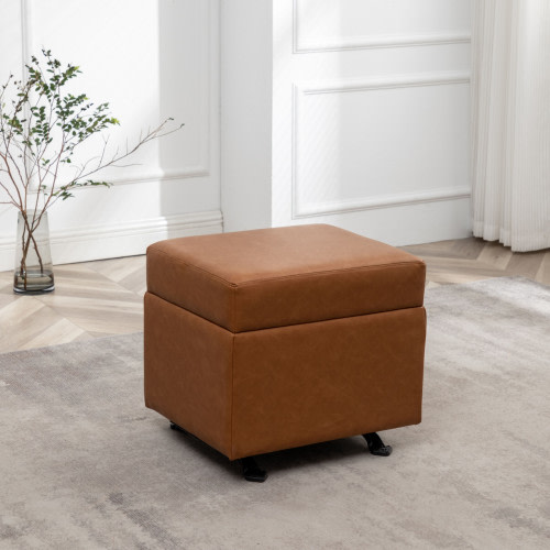 Wovenbyrd Camelot 25" Wide Rectangle Gliding Ottoman