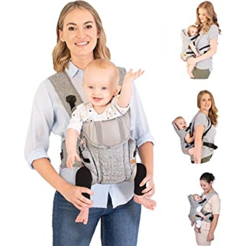 Dreambaby Oxford Adjustable 3-in-1 Position Baby Carrier - Comfortable and Stylish Baby Wrap for Newborns to Toddlers -Suitable for Children 7.5 – 33lbs (Approximately 3-12 Months of Age)