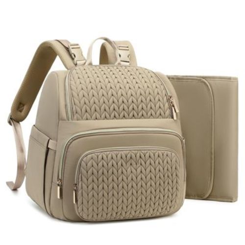 Itopfox Lightweight Stylish Diaper Backpack for Boys Girls & Baby Travel Essentials with Changing Pad & Insulated Pocket