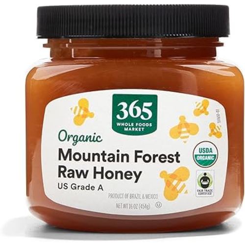 365 by Whole Foods Market, Organic Raw Mountain Forest Honey, 16 Ounce