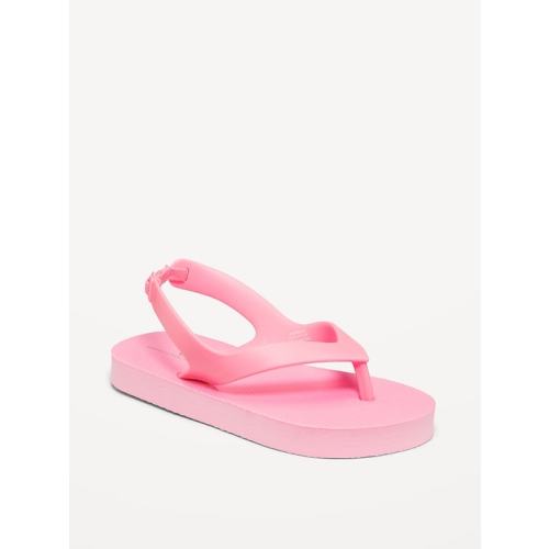 Flip-Flop Sandals for Toddler Girls (Partially Plant-Based)