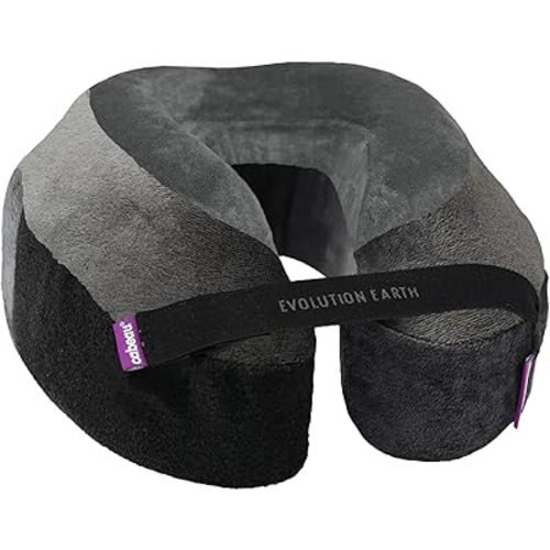 Cabeau Evolution Earth Memory Foam Travel Neck Pillow The Best Travel Pillow with 360° Head, Neck and Chin Support (Wind)