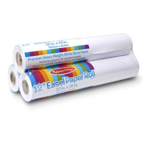 12" Tabletop Paper Roll Bundle (3 Rolls)- Melissa and Doug