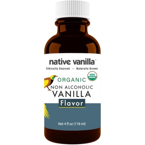 Native Vanilla - Organic Vanilla Flavor Non Alcoholic - 4 Fl Oz - Perfect for Cooking and Baking, and Dessert Crafting