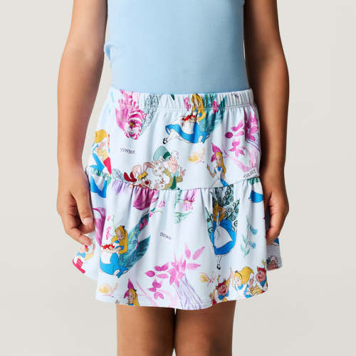 Alice Blue Toddler Girl Tiered Skirt | Disney Adventures in Wonderland
