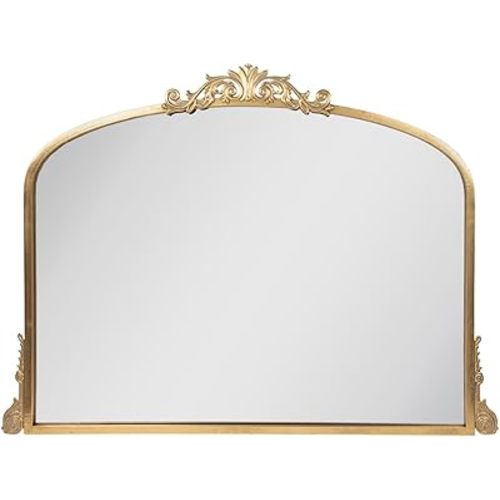 Hobby Lobby Antique Gold Ornate Metal Wall Mirror