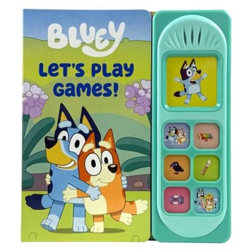 Bluey: Let's Play Games! Sound Book - by Pi Kids (Board Book)