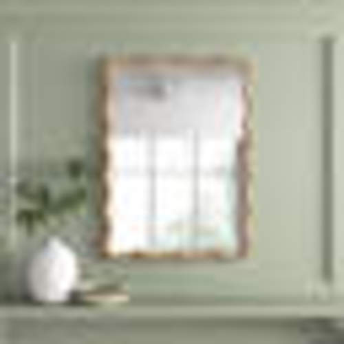 Joss & Main Liviana Wavy Wood Wall Mirror & Reviews | Joss & Main