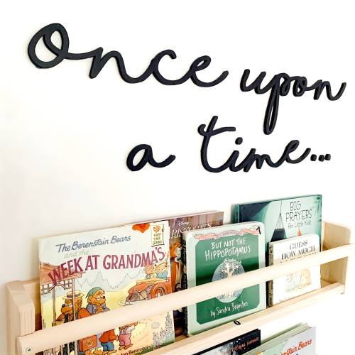 Once upon a time cutout | Kids bedroom decor | Nursery wall decor