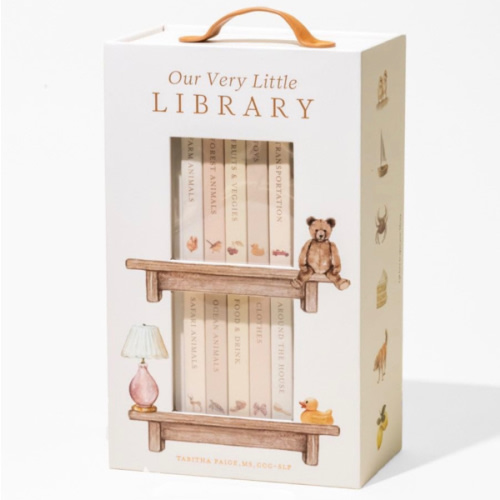 Our Very Little Library Board Book Set: A Foundational Language Vocabulary Board Book Set for Babies (Tabitha Paige Children's Book Series)