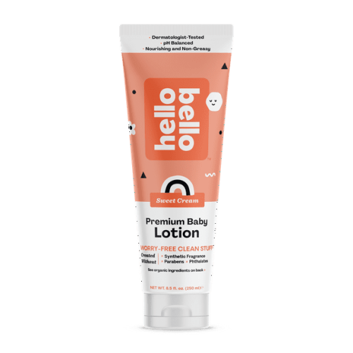 Hello Bello Premium Baby Lotion, Moisturizing Lotion for Babies and Kids, Sweet Cream Scent, 8.5 fl oz