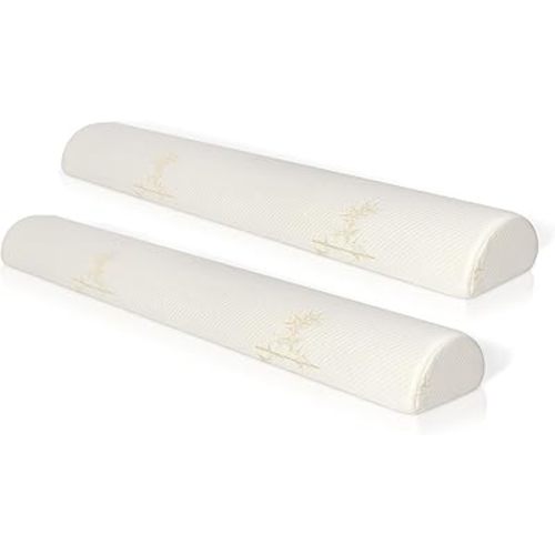 Milliard Toddler Bed Bumper (2 Pack), Bed Foam Rail for Toddlers, Kids Safety Bed Guard for Twin, Full, Queen, King Beds, Non Slip Bottom and Water Resistant Cover