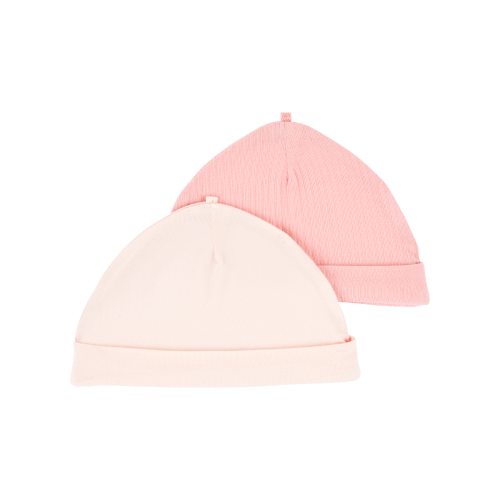 Baby Girl 2-Pack PurelySoft Caps - Pink | Carter's