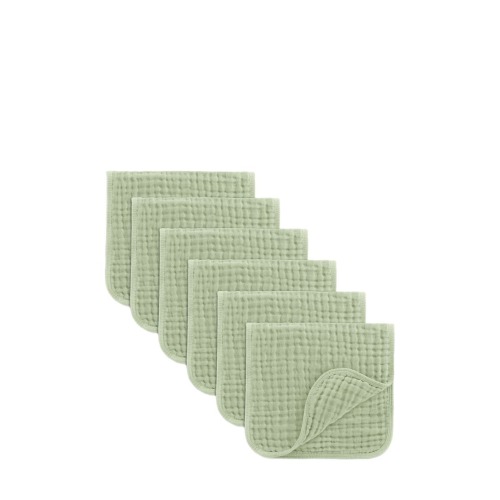 Muslin Burp Cloths - Pack of 6