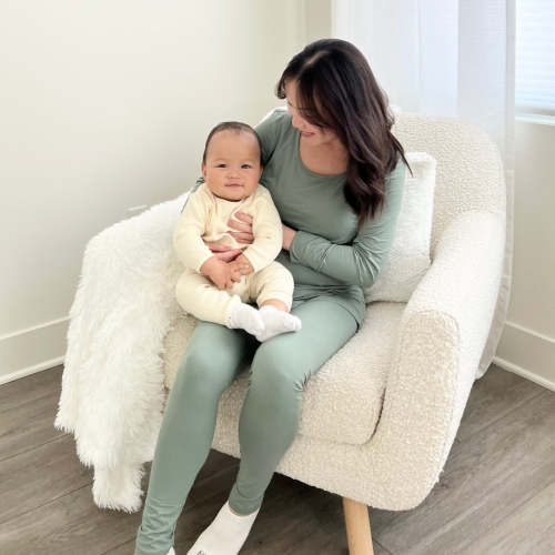 Jane Nursing Pajama Set | Sage