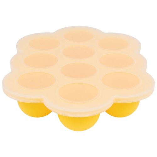 WeeSprout Silicone Baby Food Freezer Tray with Clip-on Lid (Bright Blue, Ten 1.5 Ounce Sections)