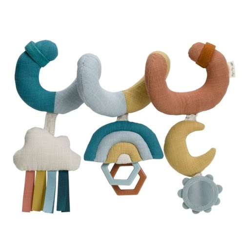 Bitzy Bespoke Spiral Car Seat Activity Toy - Rainbow