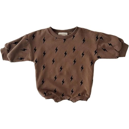 forever french Baby Sweatshirt Bubble Rompers | Newborns Infants & Toddlers | Onesie | Baby Boy/Girl Clothes | Snap Closure
