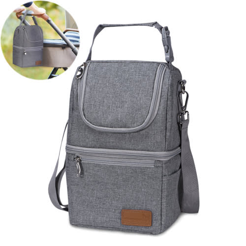 Momcozy Insulated Baby Bottle Bag, Breastmilk Cooler Bag