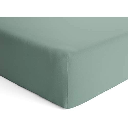 Natemia Fitted Crib Sheet - 100% Organic Cotton - 28 X 52 for Standard Crib and Toddler Mattresses - Silky Soft and Hypoallergenic - Sage