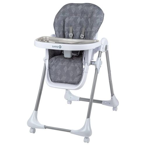 Safety 1st High Chairs for Babies and Toddlers, 3-In-1 Grow and Go with Tray and Adjustable Seat, Monolith