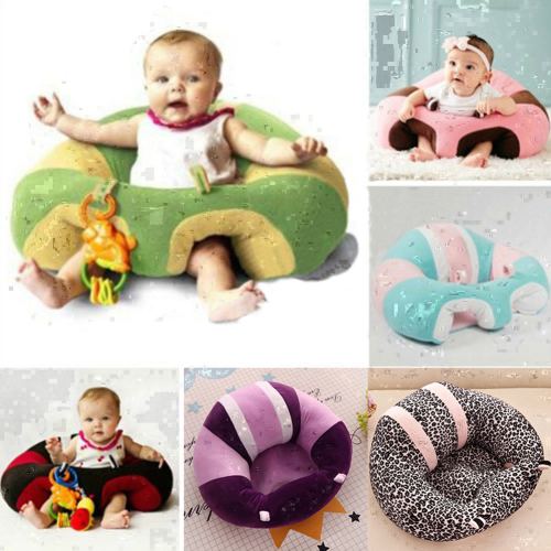 Anvazise Infant Nursing Pillow Baby Support Seat Chair Feeding Safety Sofa Plush Toy Gift Leopard