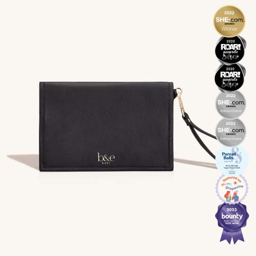 The Original - Diaper Change Clutch in Black