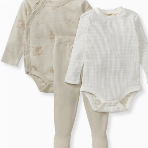 Mouse House 3 Piece Bodysuit & Pant Set – Burt's Bees Baby