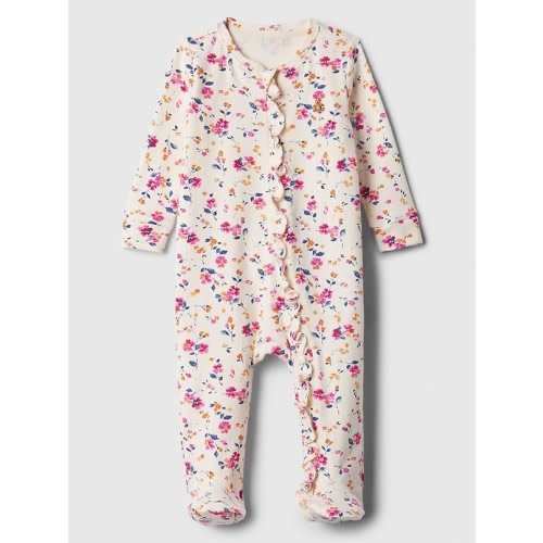 Baby Print Two-Way Zip One-Piece