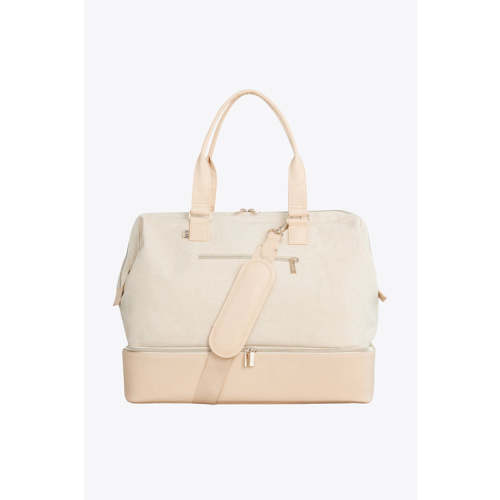BÉIS 'The Weekender' in Maple - Brown Weekend Bag & Overnight Travel Bag