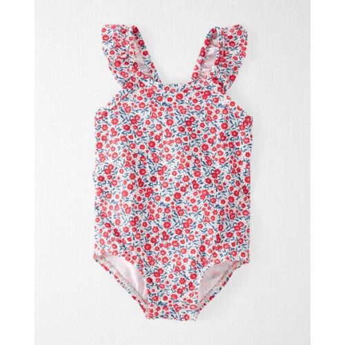Baby Floral Print Recycled Swimsuit - Little Planet | Carter's