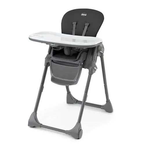 Chicco Polly High Chair - Black | Black