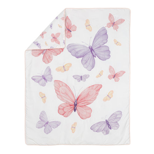 Sweet Jojo Designs Butterfly 3 - Piece Crib Bedding Set | Wayfair