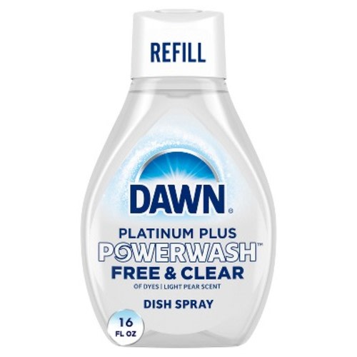Dawn Platinum Powerwash Spray Free & Clear Refill - 16 fl oz