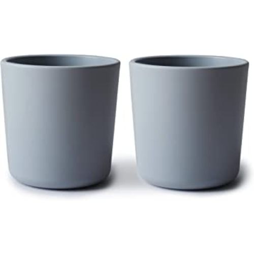 mushie Dinnerware Cups For Kids | Made in Denmark, Set of 2 (Cloud)