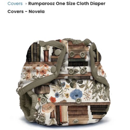 Rumparooz One Size Cloth Diaper Cover - Novela