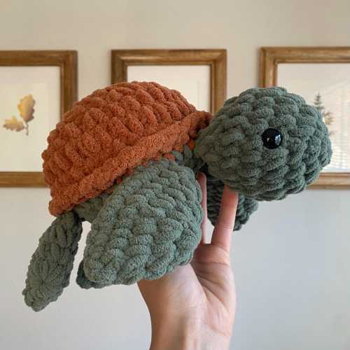 Sea Turtle Crochet Plush