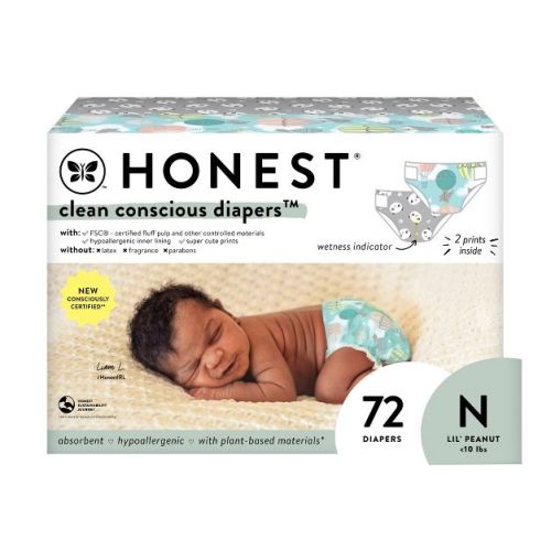 The Honest Company Clean Conscious Disposable Diapers - (select Size And Pattern)
