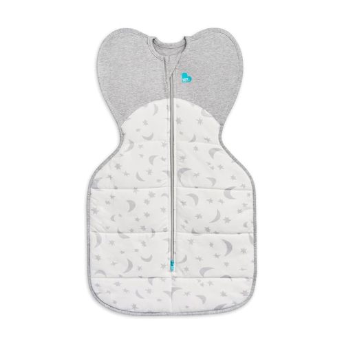 Love to Dream Swaddle UP Extra Warm 3.5 TOG, Dramatically Better Sleep, Allow Baby to Sleep in Preferred Arms Up Position for Self-Soothing, Snug Fit Calms Startle Reflex, White, Medium 13-19lbs