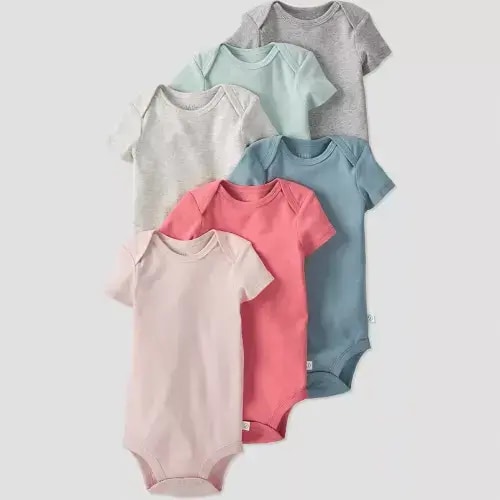 Baby Little Planet by Carter's 6-Pack Ribbed Bodysuits