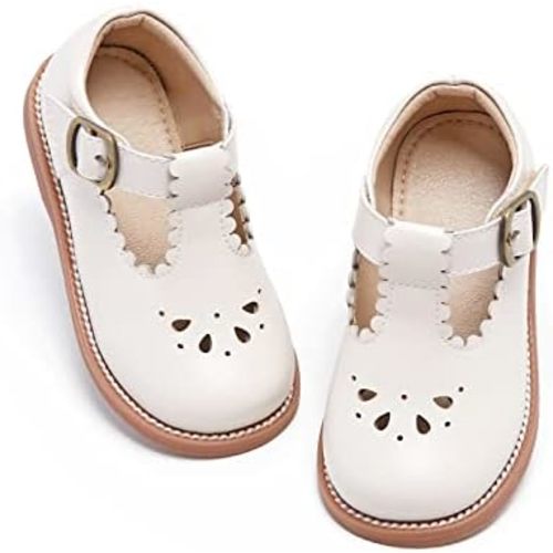 Felix & Flora Toddler Little Girl Mary Jane Dress Shoes - Ballet Flats for Girl Party School Shoes